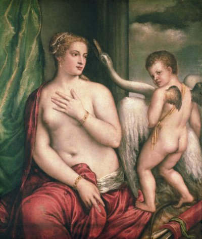 Leda and the Swan by Tiziano Vecelli